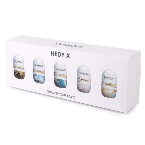 Svakom Hedy X Zestaw 5 Rękawow Intymnych Mix Tekstur Uniwersalny Svakom Svakom Hedy X Zestaw 5 Rękawow Intymnych Mix Tekstur Uniwersalny Svakom