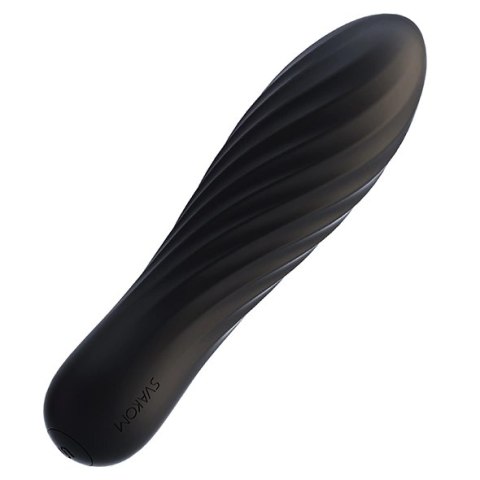 Svakom Tulip Czarny - Kompaktowy Wibrator 10 Trybow Wodoodporny Svakom Svakom Tulip Czarny - Kompaktowy Wibrator 10 Trybow Wodoodporny Svakom