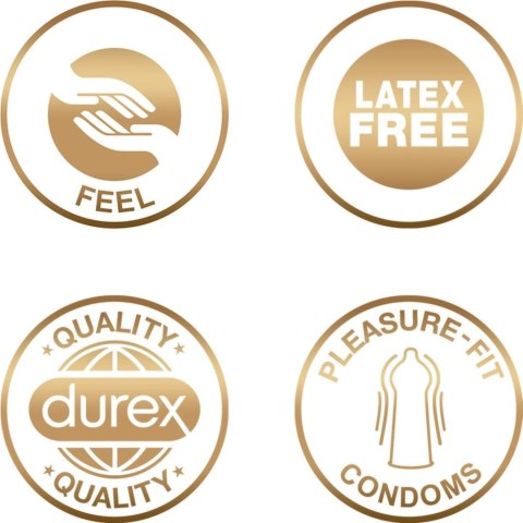 Durex Nude No Latex 10 szt - cienkie, bezlateksowe, szerokość 56 mm Durex Durex Nude No Latex 10 szt - cienkie, bezlateksowe, szerokość 56 mm Durex