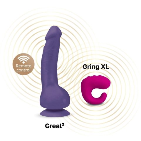 Gvibe Greal 2 Violet - maszyna intymna, Bioskin, wodoodporny, 22 cm Gvibe Gvibe Greal 2 Violet - maszyna intymna, Bioskin, wodoodporny, 22 cm Gvibe
