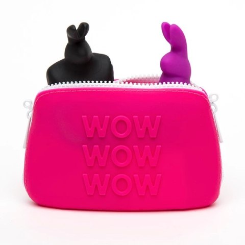 Happy Rabbit WOW Etui Silikonowe Małe Rożowe z Zamkiem 16,5x10,8cm Happy Rabbit Happy Rabbit WOW Etui Silikonowe Małe Rożowe z Zamkiem 16,5x10,8cm Happy Rabbit