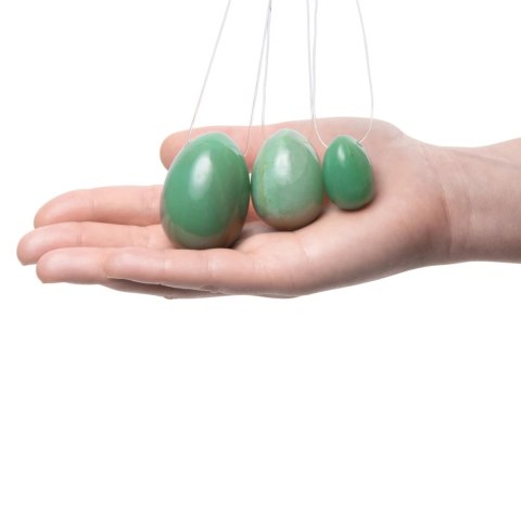 La Gemmes Yoni Egg Jade L - kamień jadeitowy, rozmiar L, naturalny La Gemmes La Gemmes Yoni Egg Jade L - kamień jadeitowy, rozmiar L, naturalny La Gemmes
