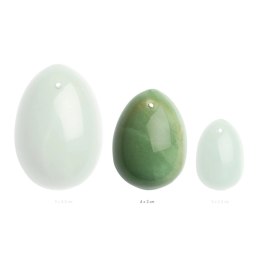 La Gemmes Yoni Egg Jade M - kamień jadeitowy, średni rozmiar, naturalny La Gemmes