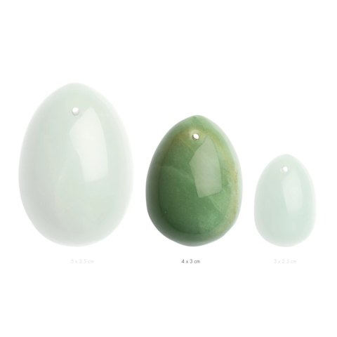 La Gemmes Yoni Egg Jade M - kamień jadeitowy, średni rozmiar, naturalny La Gemmes La Gemmes Yoni Egg Jade M - kamień jadeitowy, średni rozmiar, naturalny La Gemmes