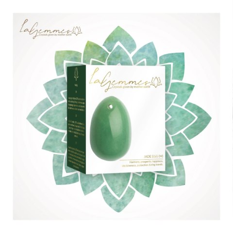 La Gemmes Yoni Egg Jade M - kamień jadeitowy, średni rozmiar, naturalny La Gemmes La Gemmes Yoni Egg Jade M - kamień jadeitowy, średni rozmiar, naturalny La Gemmes