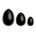 La Gemmes Zestaw jajeczek Yoni Black Obsidian - 3 rozmiary, naturalny kamień La Gemmes La Gemmes Zestaw jajeczek Yoni Black Obsidian - 3 rozmiary, naturalny kamień La Gemmes