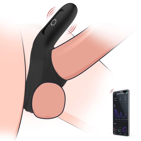 Magic Motion Rise Black - inteligentny pierścień wibrujący, czarny Magic Motion Magic Motion Rise Black - inteligentny pierścień wibrujący, czarny Magic Motion