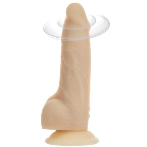 Naked Addiction Rotating & Vibrating 18cm Vanilla - silikonowy model z pilotem Naked Addiction Naked Addiction Rotating & Vibrating 18cm Vanilla - silikonowy model z pilotem Naked Addiction