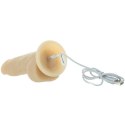 Naked Addiction Rotating & Vibrating 18cm Vanilla - silikonowy model z pilotem Naked Addiction