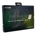 Nexus Simul8 Plug Edition - silikonowy korek wibrujący z pierścieniem, czarny Nexus