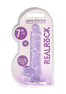 VIOLET THRONE™ | Królewska Rozkosz 18 cm – Realistyczne Dildo z Jądrami (Fioletowe)