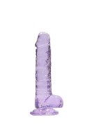 VIOLET THRONE™ | Królewska Rozkosz 18 cm – Realistyczne Dildo z Jądrami (Fioletowe)