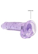 VIOLET THRONE™ | Królewska Rozkosz 18 cm – Realistyczne Dildo z Jądrami (Fioletowe)