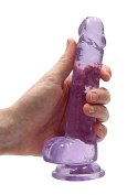 VIOLET THRONE™ | Królewska Rozkosz 18 cm – Realistyczne Dildo z Jądrami (Fioletowe)