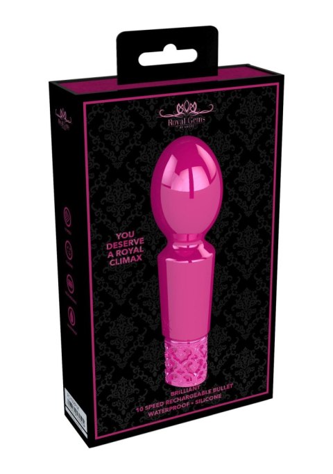 Brilliant - Rechargeable Silicone Bullet - Pink Brilliant - Rechargeable Silicone Bullet - Pink