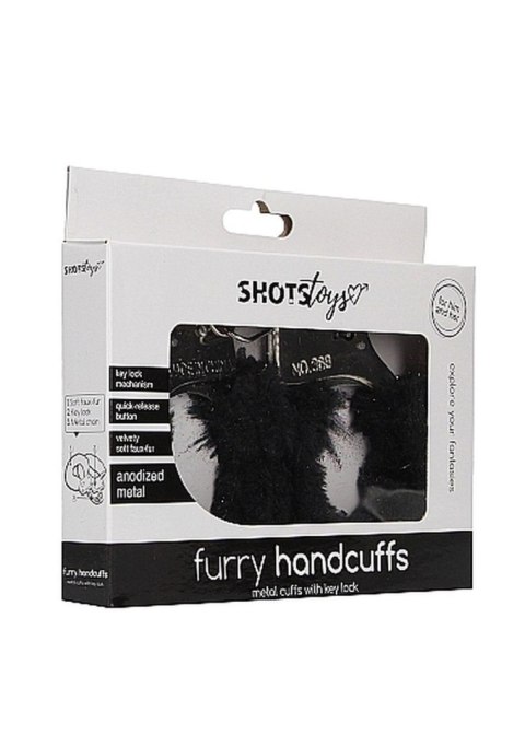 Furry Handcuffs - Black Furry Handcuffs - Black