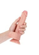 Straight Realistic Dildo Balls Suction Cup - 8""""/ 20,5 cm