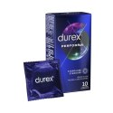 Durex Performa 10 szt. - prezerwatywy z systemem opoźniającym, 56 mm Durex