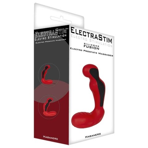 ElectraStim Silicone Fusion Habanero - ergonomiczny aplikator do stymulacji prostaty, czerwony, 13,1 cm ElectraStim ElectraStim Silicone Fusion Habanero - ergonomiczny aplikator do stymulacji prostaty, czerwony, 13,1 cm ElectraStim