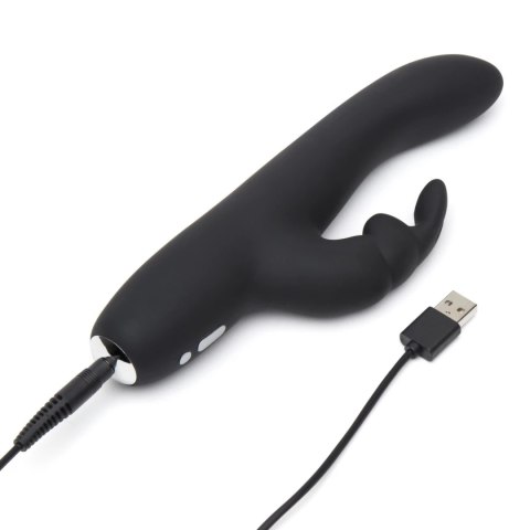 Fifty Shades of Grey Greedy Girl Slimline Rabbit - silikonowy model ładowany USB Fifty Shades of Grey Fifty Shades of Grey Greedy Girl Slimline Rabbit - silikonowy model ładowany USB Fifty Shades of Grey