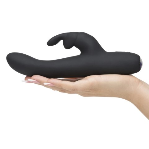 Fifty Shades of Grey Greedy Girl Slimline Rabbit - silikonowy model ładowany USB Fifty Shades of Grey Fifty Shades of Grey Greedy Girl Slimline Rabbit - silikonowy model ładowany USB Fifty Shades of Grey