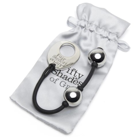 Fifty Shades of Grey Inner Goddess Mini - kulki Kegla, srebrne, 85g Fifty Shades of Grey Fifty Shades of Grey Inner Goddess Mini - kulki Kegla, srebrne, 85g Fifty Shades of Grey