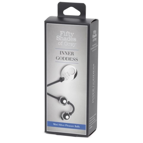 Fifty Shades of Grey Inner Goddess Mini - kulki Kegla, srebrne, 85g Fifty Shades of Grey Fifty Shades of Grey Inner Goddess Mini - kulki Kegla, srebrne, 85g Fifty Shades of Grey