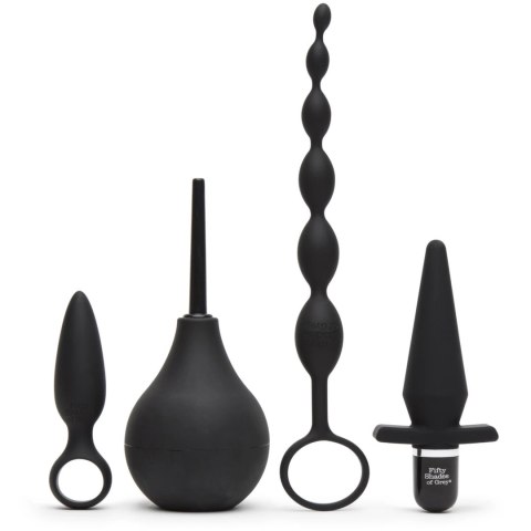 Fifty Shades of Grey Pleasure Overload Starter Kit 4-elementowy, czarny Fifty Shades of Grey Fifty Shades of Grey Pleasure Overload Starter Kit 4-elementowy, czarny Fifty Shades of Grey