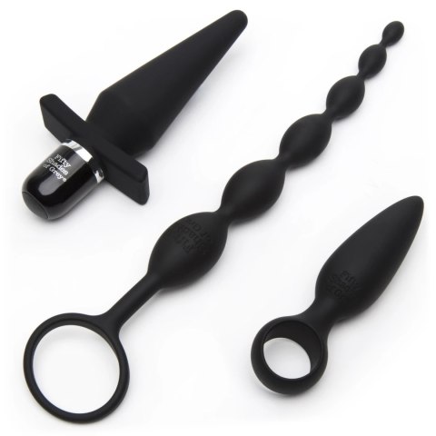 Fifty Shades of Grey Pleasure Overload Starter Kit 4-elementowy, czarny Fifty Shades of Grey Fifty Shades of Grey Pleasure Overload Starter Kit 4-elementowy, czarny Fifty Shades of Grey