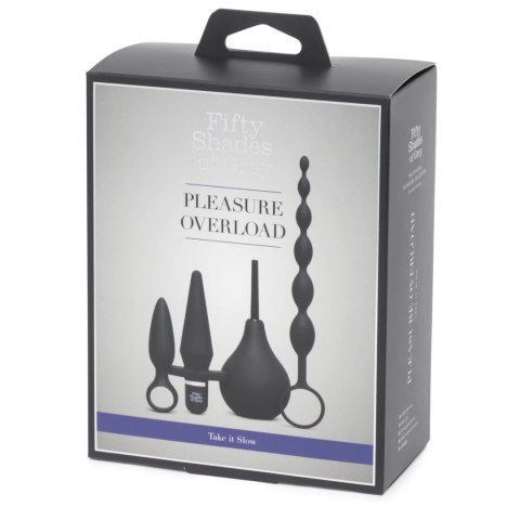 Fifty Shades of Grey Pleasure Overload Starter Kit 4-elementowy, czarny Fifty Shades of Grey Fifty Shades of Grey Pleasure Overload Starter Kit 4-elementowy, czarny Fifty Shades of Grey