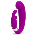 Happy Rabbit G-Spot Clitoral Curve - model z podwojną stymulacją, fioletowy Happy Rabbit