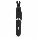 Happy Rabbit Wand Black - silikonowe urządzenie masujące, 26,7 cm Happy Rabbit