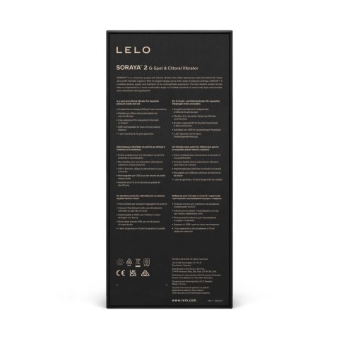 LELO™ Soraya 2 Deep Rose – Zaawansowany Masażer z Technologią WaveMotion™ LELO™ Soraya 2 Deep Rose – Zaawansowany Masażer z Technologią WaveMotion™