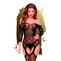 Penthouse Top-Notch Bodystocking XL czarne koronkowe rękawy Penthouse Penthouse Top-Notch Bodystocking XL czarne koronkowe rękawy Penthouse
