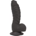 Addiction Ben Dong 18 cm Black - silikonowa anatomiczna forma, prążkowana Addiction