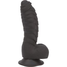 Addiction Ben Dong 18 cm Black - silikonowa anatomiczna forma, prążkowana Addiction