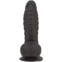 Addiction Ben Dong 18 cm Black - silikonowa anatomiczna forma, prążkowana Addiction