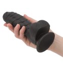 Addiction Ben Dong 18 cm Black - silikonowa anatomiczna forma, prążkowana Addiction