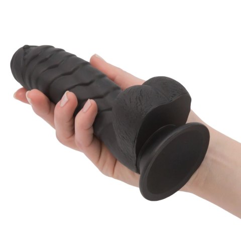 Addiction Ben Dong 18 cm Black - silikonowa anatomiczna forma, prążkowana Addiction Addiction Ben Dong 18 cm Black - silikonowa anatomiczna forma, prążkowana Addiction