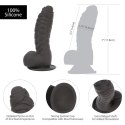 Addiction Ben Dong 18 cm Black - silikonowa anatomiczna forma, prążkowana Addiction