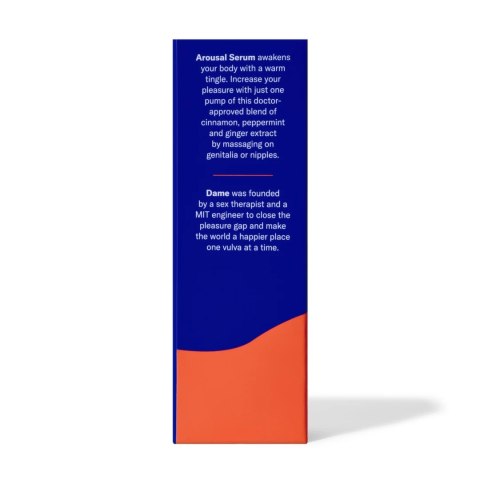 Dame Products Arousal Serum 30ml - formuła roślinna z olejkiem miętowym Dame Products Dame Products Arousal Serum 30ml - formuła roślinna z olejkiem miętowym Dame Products