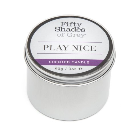 Fifty Shades of Grey Play Nice świeca do masażu waniliowa 90g Fifty Shades of Grey Fifty Shades of Grey Play Nice świeca do masażu waniliowa 90g Fifty Shades of Grey