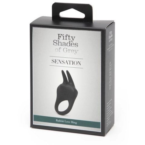 Fifty Shades of Grey Sensation Rabbit Ring silikonowy, ładowany USB Fifty Shades of Grey Fifty Shades of Grey Sensation Rabbit Ring silikonowy, ładowany USB Fifty Shades of Grey