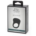 Fifty Shades of Grey Sensation - silikonowy pierścień wibrujący USB, czarny Fifty Shades of Grey Fifty Shades of Grey Sensation - silikonowy pierścień wibrujący USB, czarny Fifty Shades of Grey