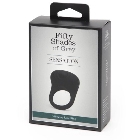 Fifty Shades of Grey Sensation - silikonowy pierścień wibrujący USB, czarny Fifty Shades of Grey Fifty Shades of Grey Sensation - silikonowy pierścień wibrujący USB, czarny Fifty Shades of Grey