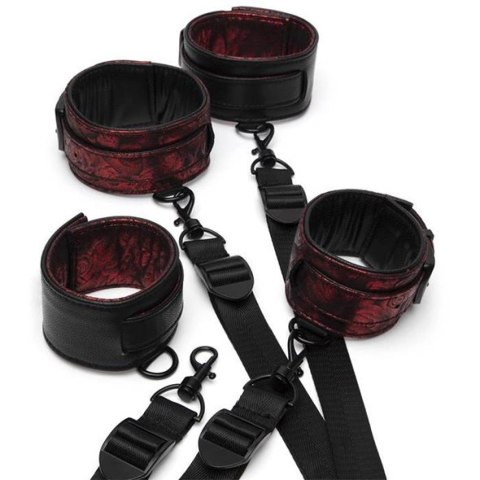 Fifty Shades of Grey Sweet Anticipation - zestaw pasow do łożka czarno-czerwony Fifty Shades of Grey Fifty Shades of Grey Sweet Anticipation - zestaw pasow do łożka czarno-czerwony Fifty Shades of Grey