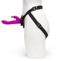 Happy Rabbit Zestaw Harness z Wibrującą Maszyną Intymną Fioletowy USB Happy Rabbit