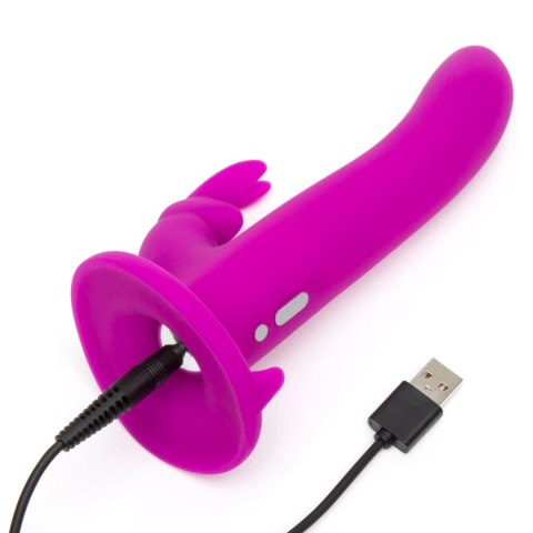 Happy Rabbit Zestaw Harness z Wibrującą Maszyną Intymną Fioletowy USB Happy Rabbit Happy Rabbit Zestaw Harness z Wibrującą Maszyną Intymną Fioletowy USB Happy Rabbit