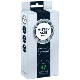 Mister Size 47 mm - precyzyjnie dopasowane prezerwatywy 10 sztuk Mister Size