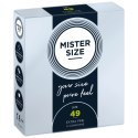 Mister Size Prezerwatywy 49 mm 3 sztuki - precyzyjne dopasowanie Mister Size Mister Size Prezerwatywy 49 mm 3 sztuki - precyzyjne dopasowanie Mister Size